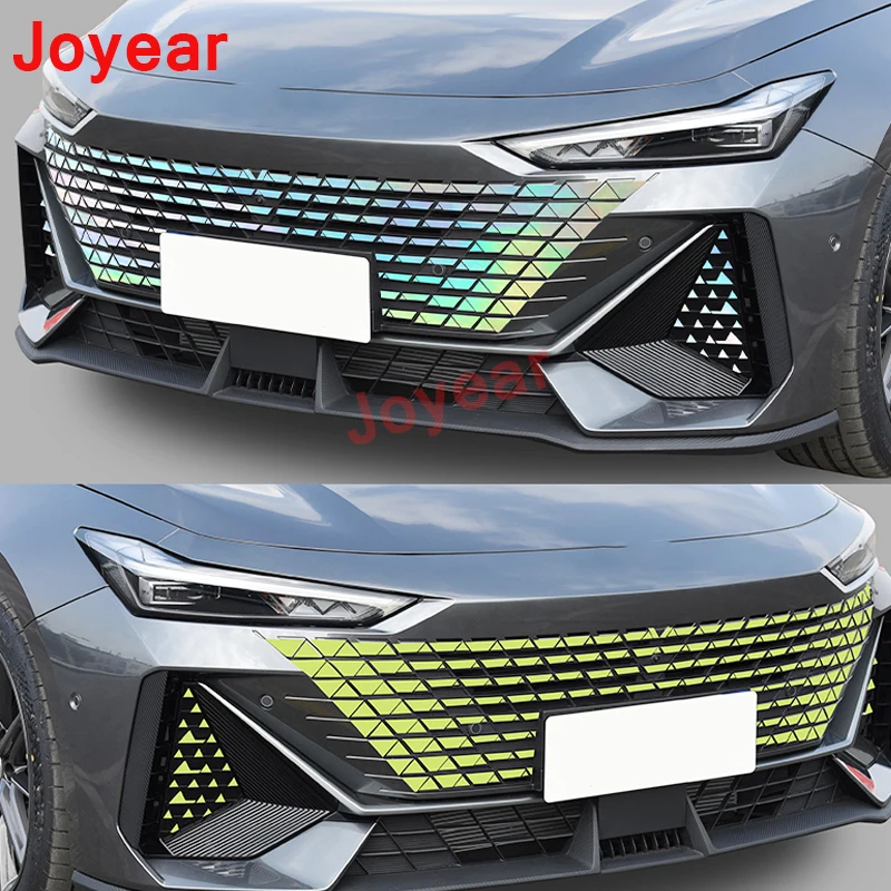 

For Changan UNIV UNI-V 2020-2022 Car Body Color Grill Change Film Decorative Personalized Fashion Colorful Stickers Aceessories