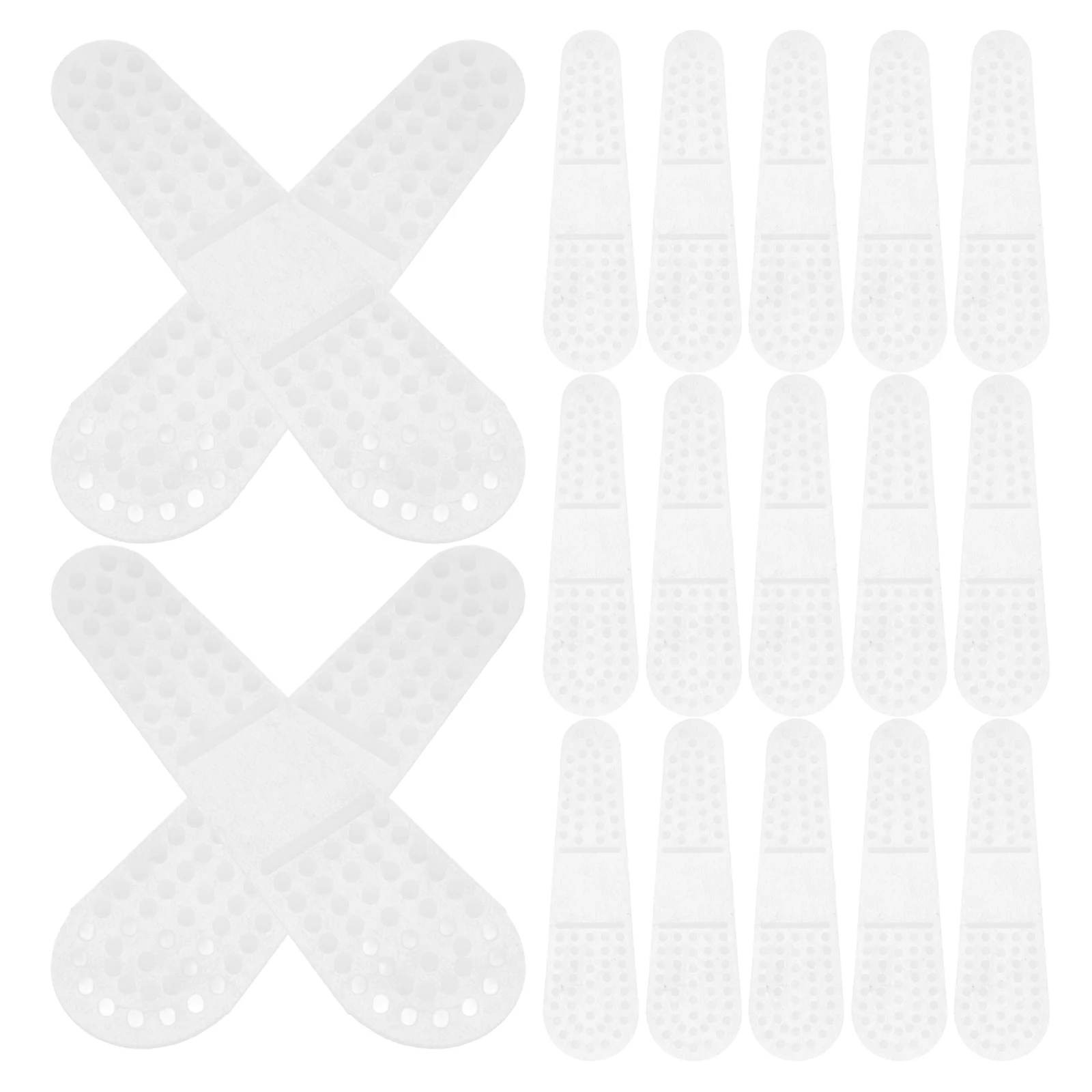 

100 Pcs Anti-slip Hanger Stickers Coat Strip Closet Accessory Non-slip Grip Non-slipping Strips Hangers