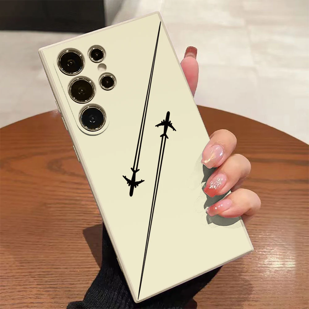 Airplane Route Design Phone Case