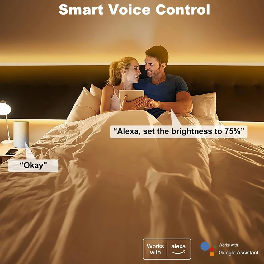 รูปสินค้า LED Strip Light ควบคุม WiFi/Zigbee ปรับแสงได้