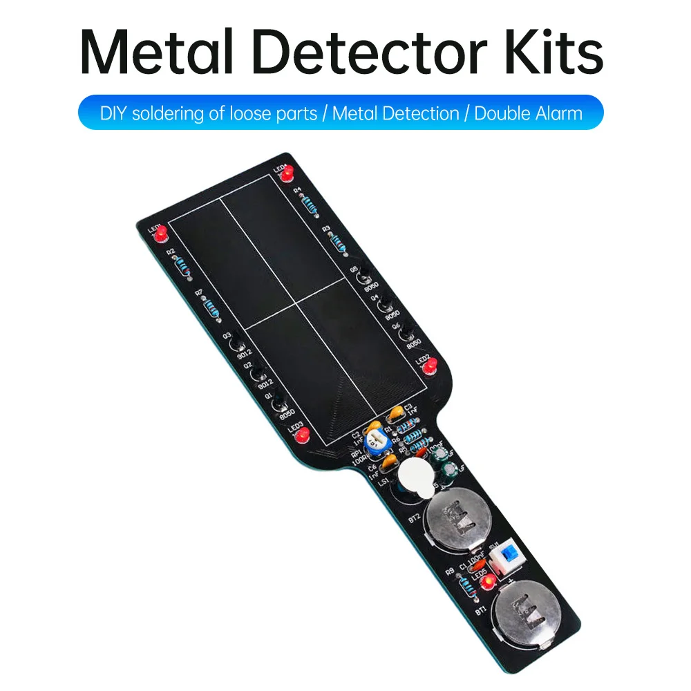 DC3-5V Handheld Metal Detection Module Electronic Kit DIY Metal Detector Technology Training Welding Metal Detector Module
