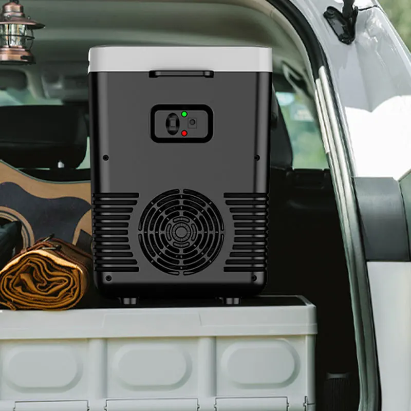 10L mini Refrigerator For Car Home Travel Refrigerator 12V 220V Auto Freezer Cooler & Warmer Electric Fridge Portable Icebox 2
