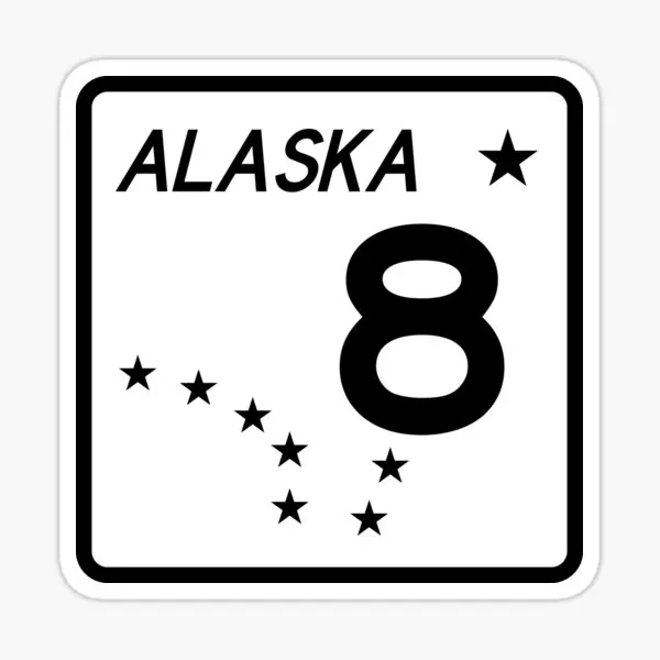 

Наклейки на автомобиль «Аляска», 5 шт.