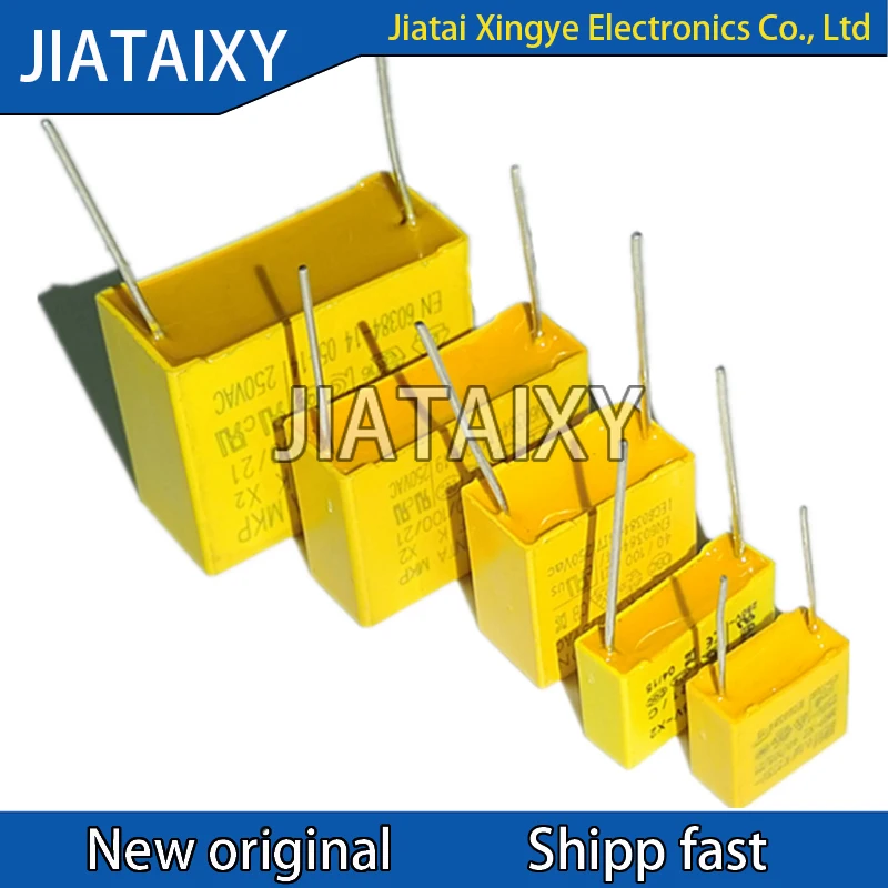 10 Pz 0.68uF Condensatore X2 Condensatore 275VAC 680NF Passo 22mm - Foto 8