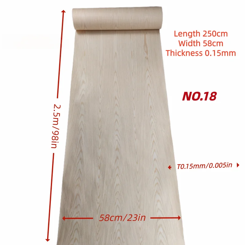 DIY High-EndTech Wood Veneer :for Wooden Refurbished Furniture Door Coffee Table Speaker Wall Panels Interior Home Decor