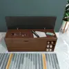 Bench Cabinet Shoe Rack for Entryway with Sitting Stool Shoe Storage Cabinet for Entryway Shoe Rack Three-Tier 3