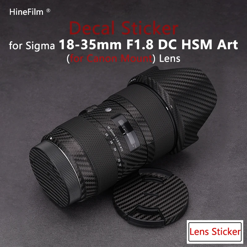 Per Sigma 1835Art Ef Mount Lens Sticker Cover Film Per Sigma 18-35Mm F1.8 Art Dc Hsm Lens Premium Decal Skin Protector Sticker