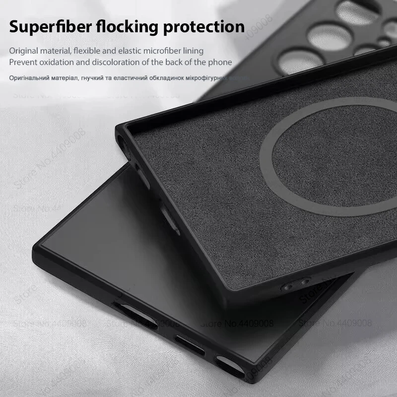 Premium Liquid Silicone MagSafe-Compatible Shockproof Case with Wireless Charging Support