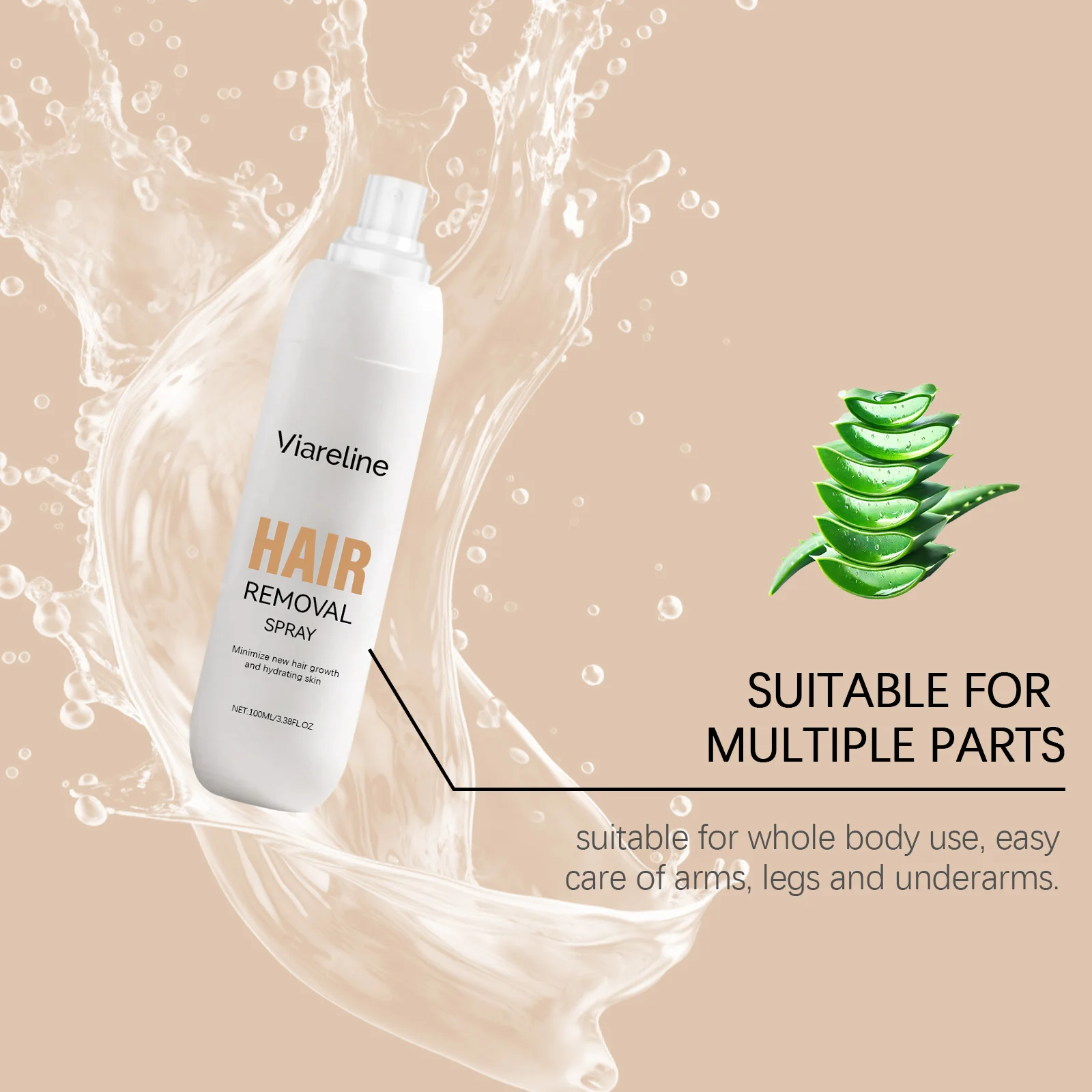 Gentle Hair Removal Spray For Body And Skin Cleansing Summer Use_voghion.com