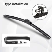 For KIA RIO 4 X-Line 2017-2020 Car Windshield Wiper U-type Soft Rubber Frameless Bracketless Car Wipers 24"+16" 2
