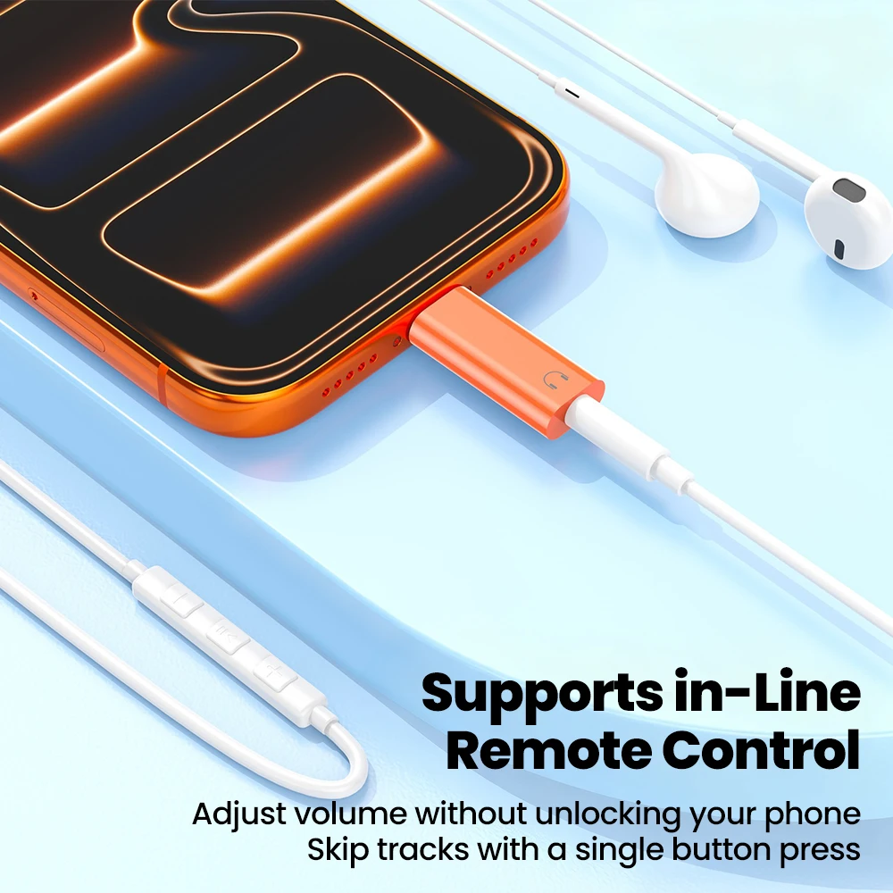 엘러프 USB C to 3.5mm 잭 이어폰 어댑터 아이폰 17 프로 맥스용 3.5mm 암 to 타입 C 수 오디오 어댑터 케이블 컨버터