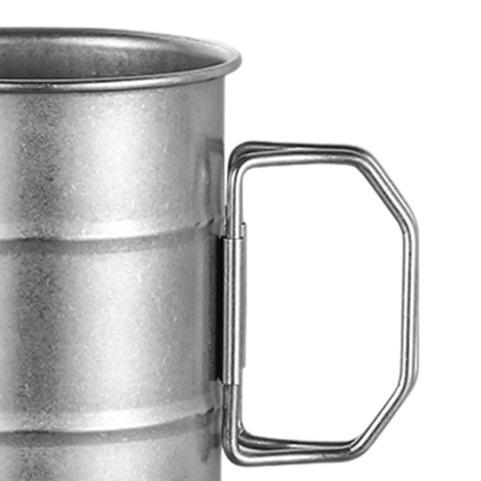Drinking Cup with Folding Handle Camping Cup for Hunting Fishing Backpacking
