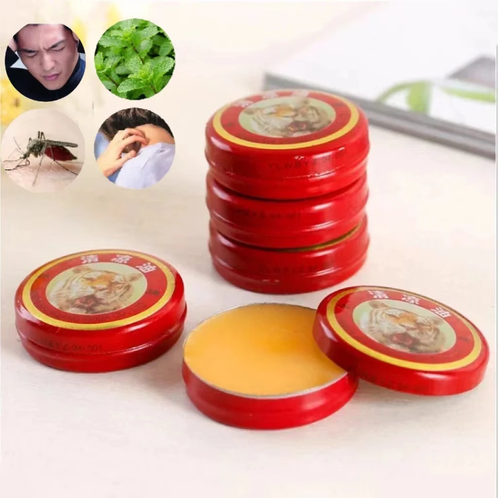 10/5/1PCS Tiger Balm Essential Oil Mosquito Repellent Itch Relieving Cold Headache Dizziness Treatment
