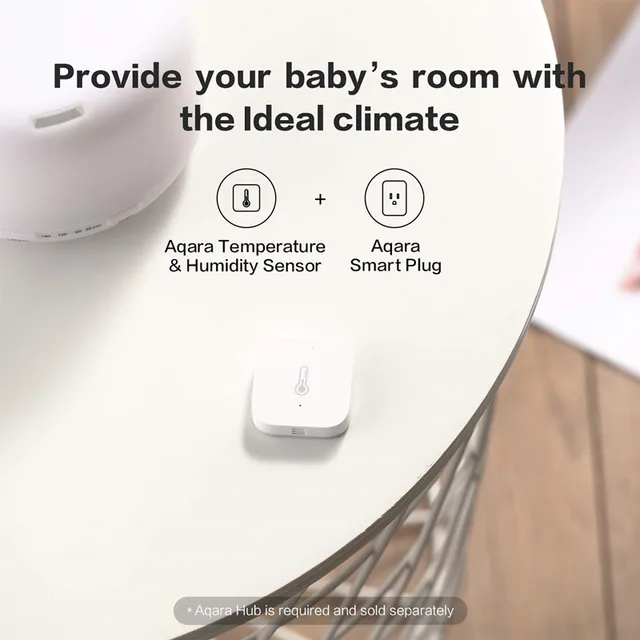 Aqara Temperature Humidity Sensor Smart Air Pressure Environment Control Zigbee smart life temperature and humidity sensor 3