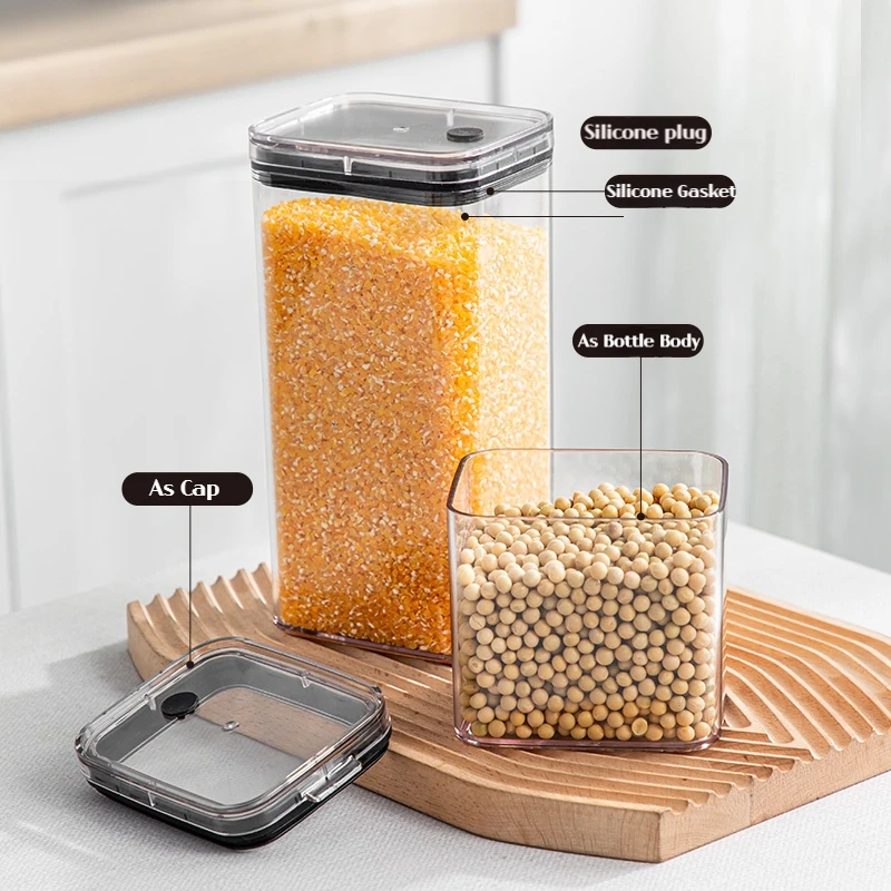 5-Piece Vacuum-Sealed Food Storage Set with Pump Airtight Containers for Long-Lasting Freshness & Compact Kitchen Storage 6