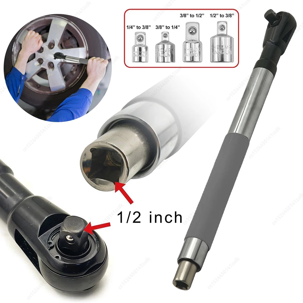 Automatic Extension Star wrench 2 In 1 Wear Resist Cordless Removal Tool For  Electric  Extension Wrench or Mechanical Workshop