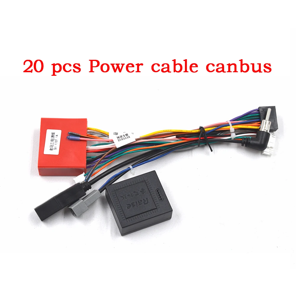 16 Pin Car Radio Power Cable Stereo Adapter with Canbus Box Harness for Mazda 3 5 6 Atenza 8 CX- 7