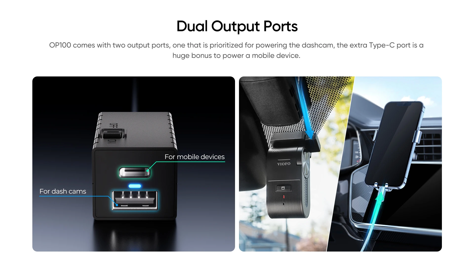 VIOFO OP100 OBD-II Konstantstromkabel für Dashcam, 24-Stunden-Überwachung/ACC-Modus mit Unterspannungsschutz – Detail 3