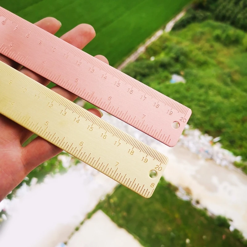휴대용 직선 눈금자 20cm, 학교 사무용품 플래너, 학생 액세서리