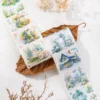 1roll Washi Tape Four Seasons Scenery Beautiful Day Fairy Cabin Forest Scrapbook DIY Decorative Washi Paper Sticker 4