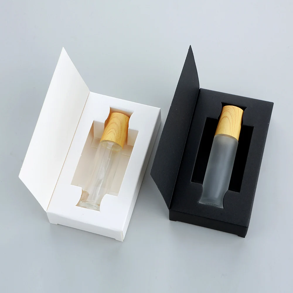 20Pcs 10ml With packaging box Glass Roll on Bottle for Essential Oils Refillable Perfume Bottles with Roller Ball