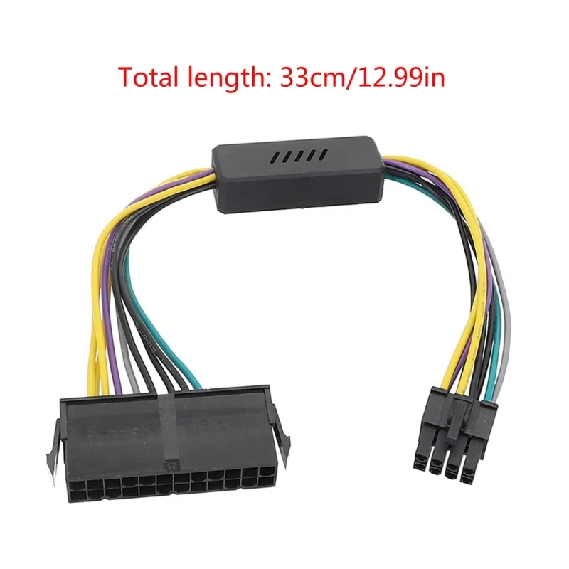Optiplex 3020, 7020,9020,T1700,H61,H81,Q77,Q87,B75,A75,Q75,Q65용 24핀-8핀 전원 공급 장치 어댑터 케이블