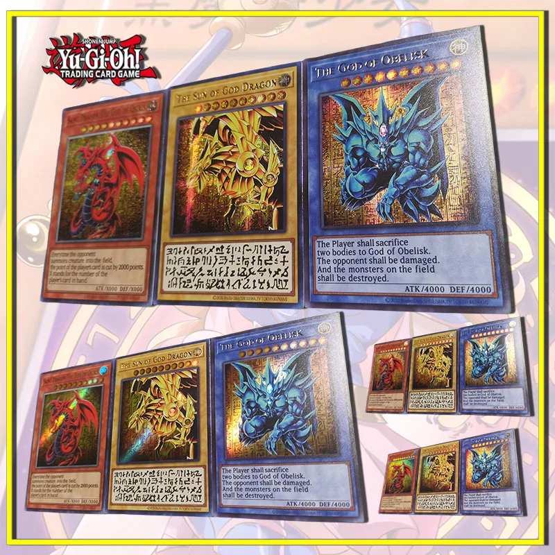 

Гигантский артефакт Yu-Gi-Oh, небесный дракон, Крылатый дракон, самодельный набор флэш-карт, коллекция игрушек для мальчиков, подарок на день рождения и Рождество