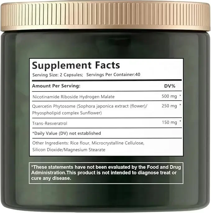 Nicotinamide riboside capsules improve energy metabolism digestive system promote fat consumption 1 bottle