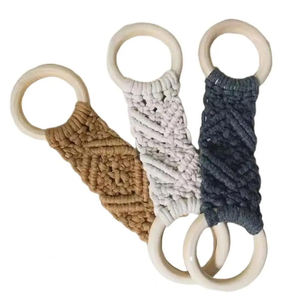 Crochet Towel Ring Towel Clip Dish Ring Easy-to-hang Kitchen Holder for Crochet Hanging Towels Versatile Decorative