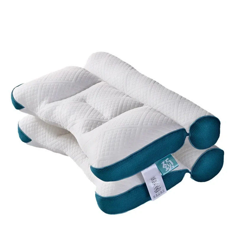 1pcs Memory Orthopedic Cotton Pillow Slow Rebound Soft Memory Slepping Pillows Ergonomic Shaped Relax The Cervical For Adult 3
