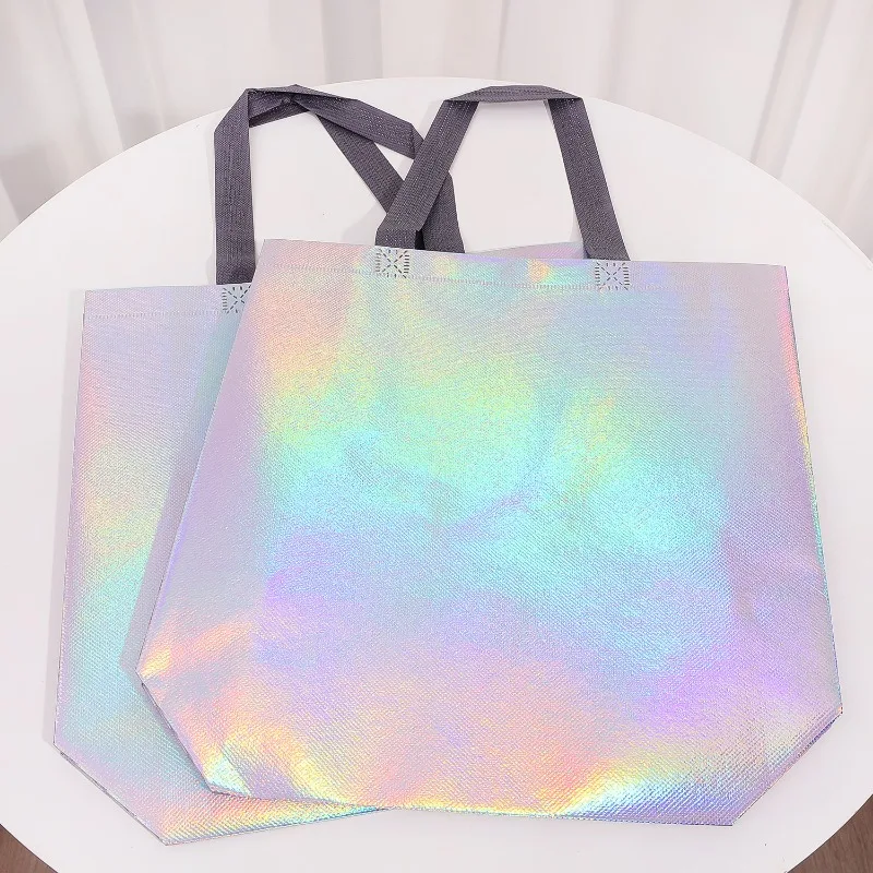Organza Gift Bags Party Gift Bags 1-10Pcs Nonwoven Tote Bags for Party Favors