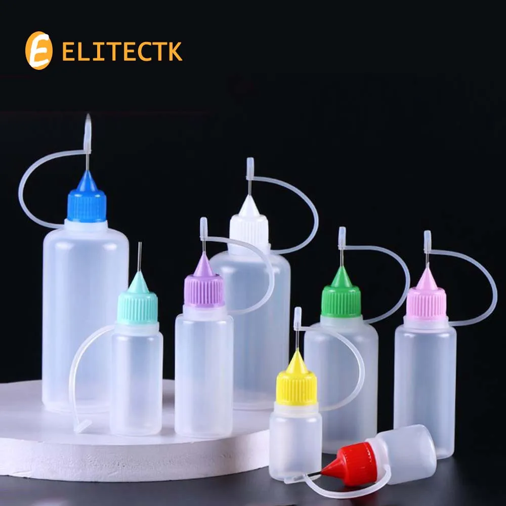 5120mlEmptyGlueBottlewithNeedlePrecisionTipApplicatorBottle