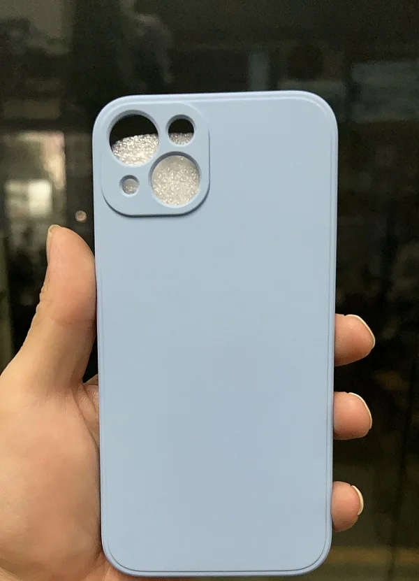 thumbnail image 1 of Square Liquid Silicone Soft Case for IPhone 15 14 13 11 12 Pro Max Mini X XR XS 7 8 Plus SE 2020 Full Lens Protection Cover, 1 of 5