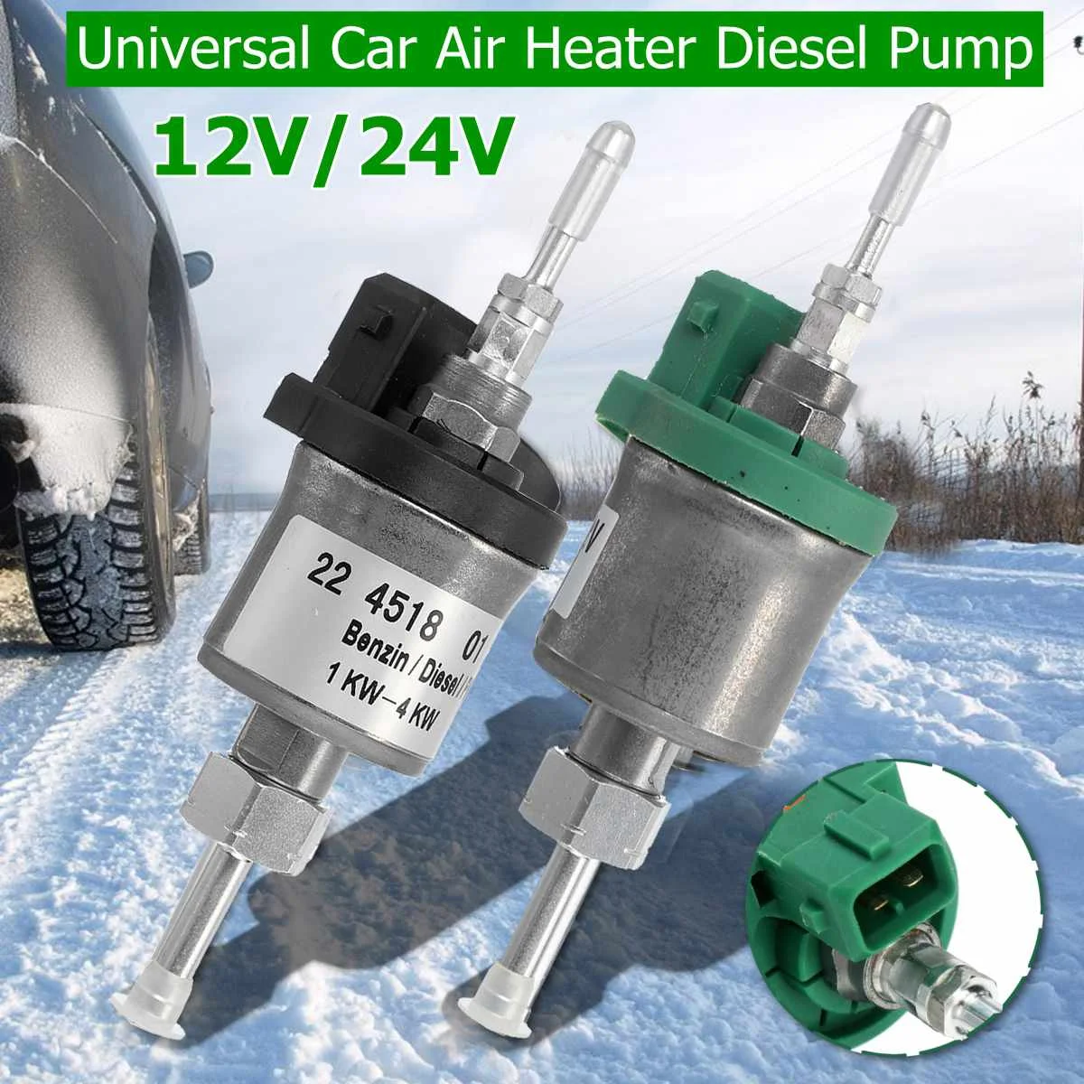 

3PCS 12V/24V 1KW-5KW Universal Car Air Diesel Parking Oil Fuel Pump For Eberspacher Heater For Truck Long Life Easy To Install