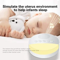Portable White Noise Machine - USB Rechargeable Sleep Sound Player with Night Light