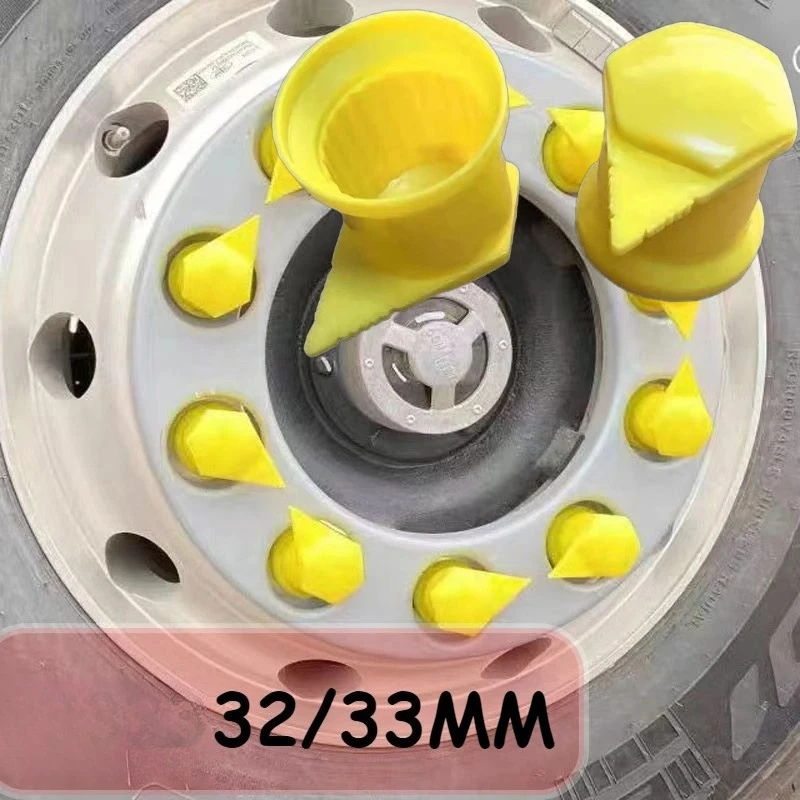 20PCS 32 /33mm 일반 자동차 타이어 나사 풀림 표시기 너트 길고 넓은 슬리..