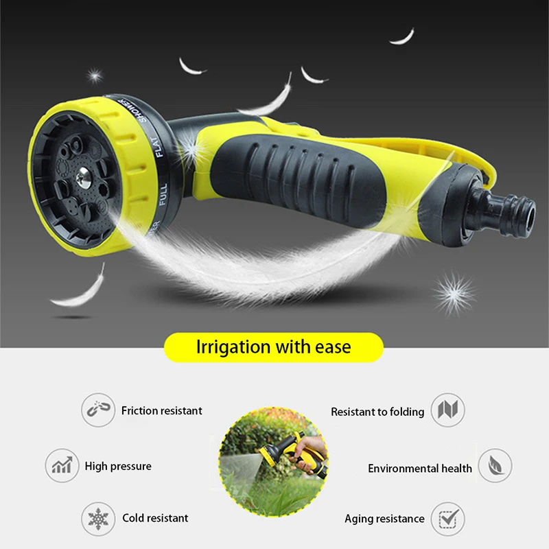 SEAMETAL 10 모드 자동차 물총 호스 노즐 세트 다기능 세척 파크사이드 야드 물 분무기 세트 자동차 가정용 정원