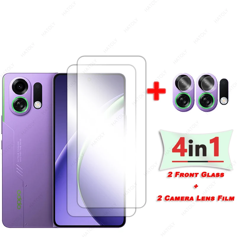 4-in-1 HD Clear Protective Glass & Lens Protector Set