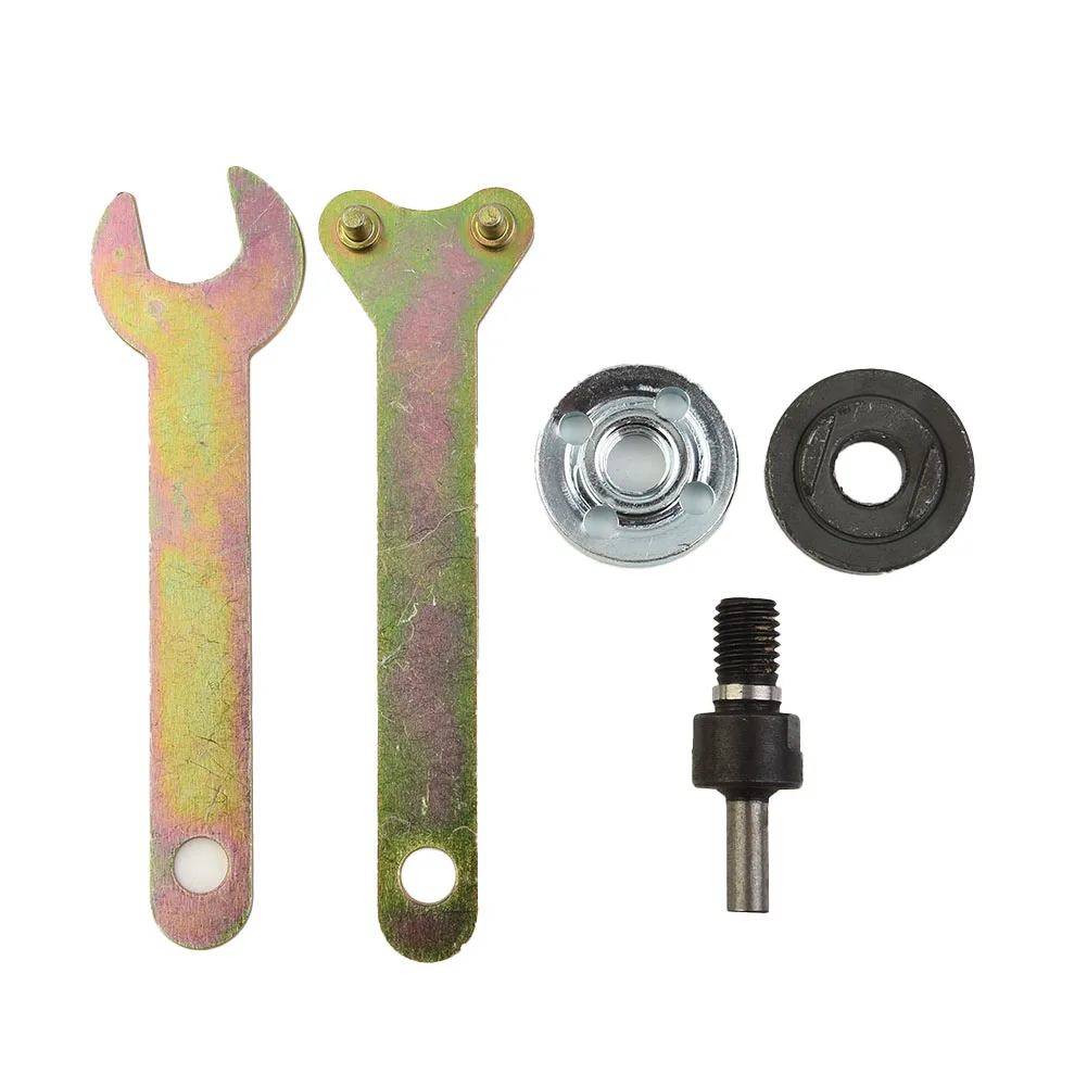 

5Pcs Wrench Spanner Lock Flange Nut Set For Drill Chuck Of Electric Drill Conversion Angle Grinder For Bosch Makita.