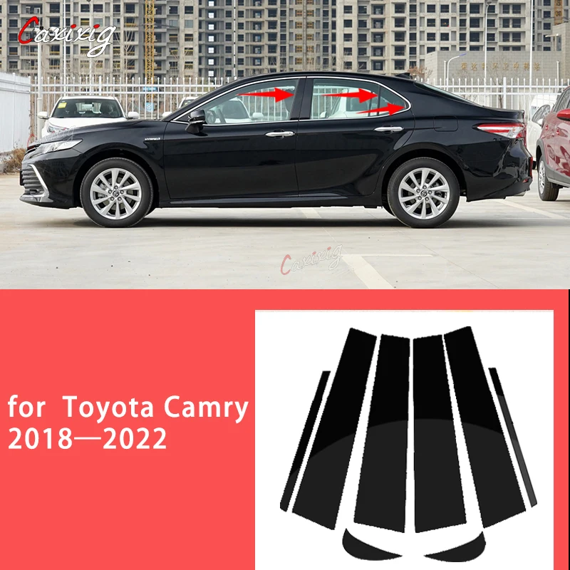 

8 шт., наклейки для Toyota Camry 2018 2019 2020 2021 2022