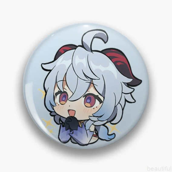

Genshin Impact brooches Broches Brooch Lapel shirt pins for backpacks customized Broches Badge shirt anime cute