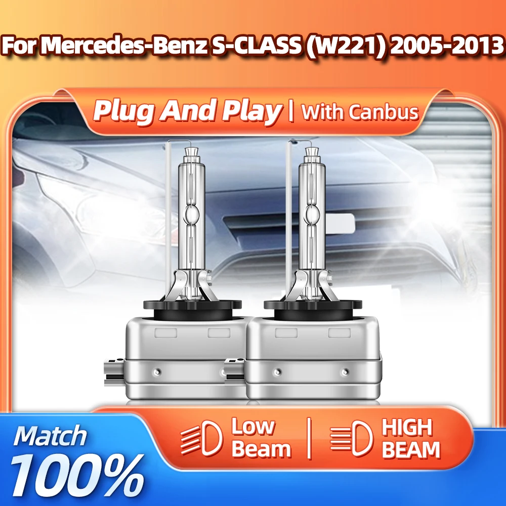 

35W 20000LM D1S Xenon Headlight Bulb 6000K Car HID Xenon Light For Mercedes-Benz S-CLASS (W221) 2005-2009 2010 2011 2012 2013