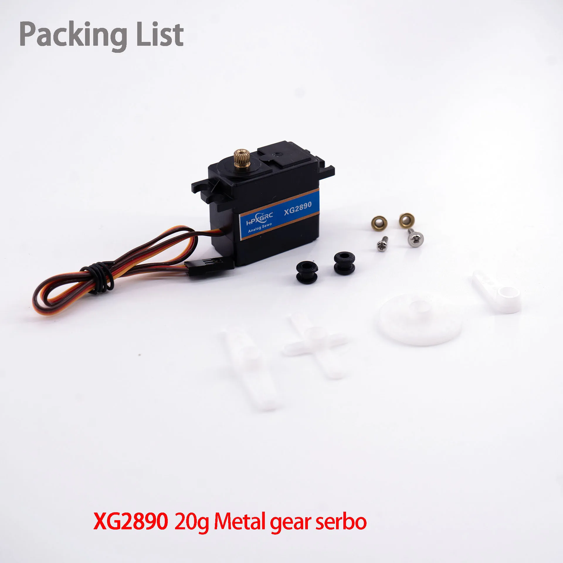 HPXGRC Wasserdichtes Servo 9g 17g 20g Digitales Mikroservo für RC Flugzeug Drohne Mini Auto Hubschrauber Starrflügel Wltoys – Detail 16