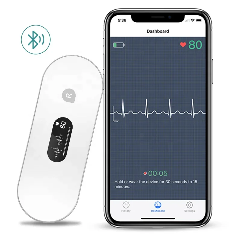 Portability Bluetooth ECG monitor medical electrocardiograph heart rate ECG monitor measuring instrument contec