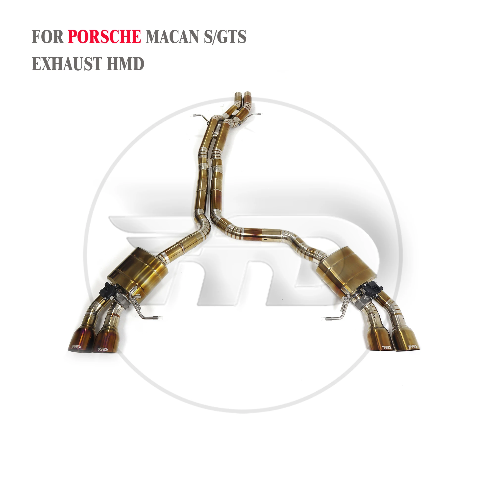 HMD Titanium Exhaust System Performance Catback for Porsche Macan S GTS