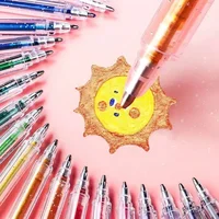 Set of 8-60 Metallic Glitter Gel Pens 1.0 mm Color Ballpoint Pen Book Card Long Lasting Writing Drawing Marking Coloring DIY Art 4