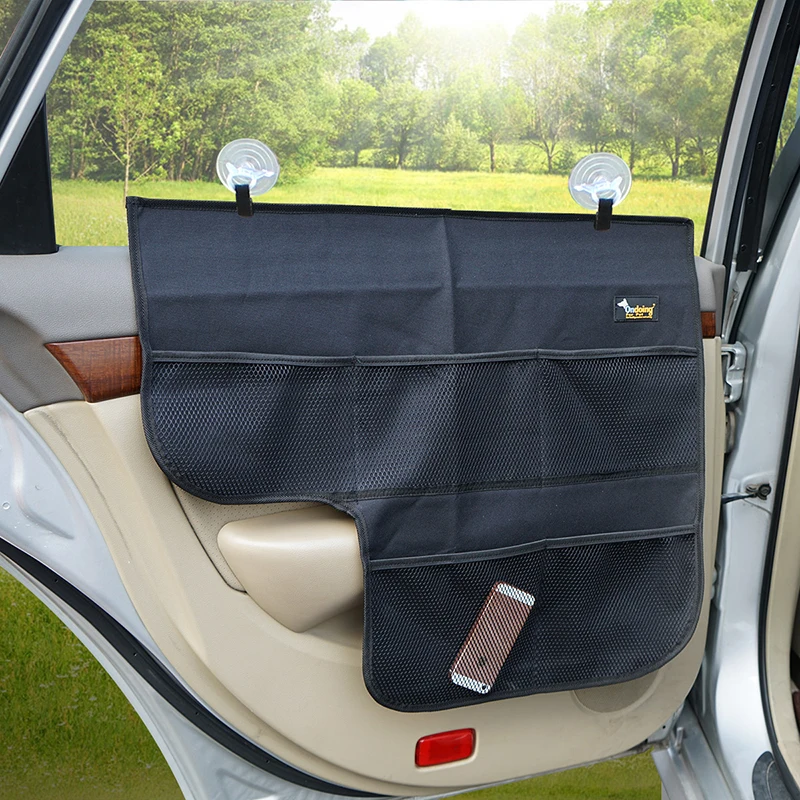 CAWAYI KENNEL Oxford Dog Cat Car Door Windows Protector Mat Car Door Covers Dog Cat Scratch Guard Mat pet supplies dog car door protector