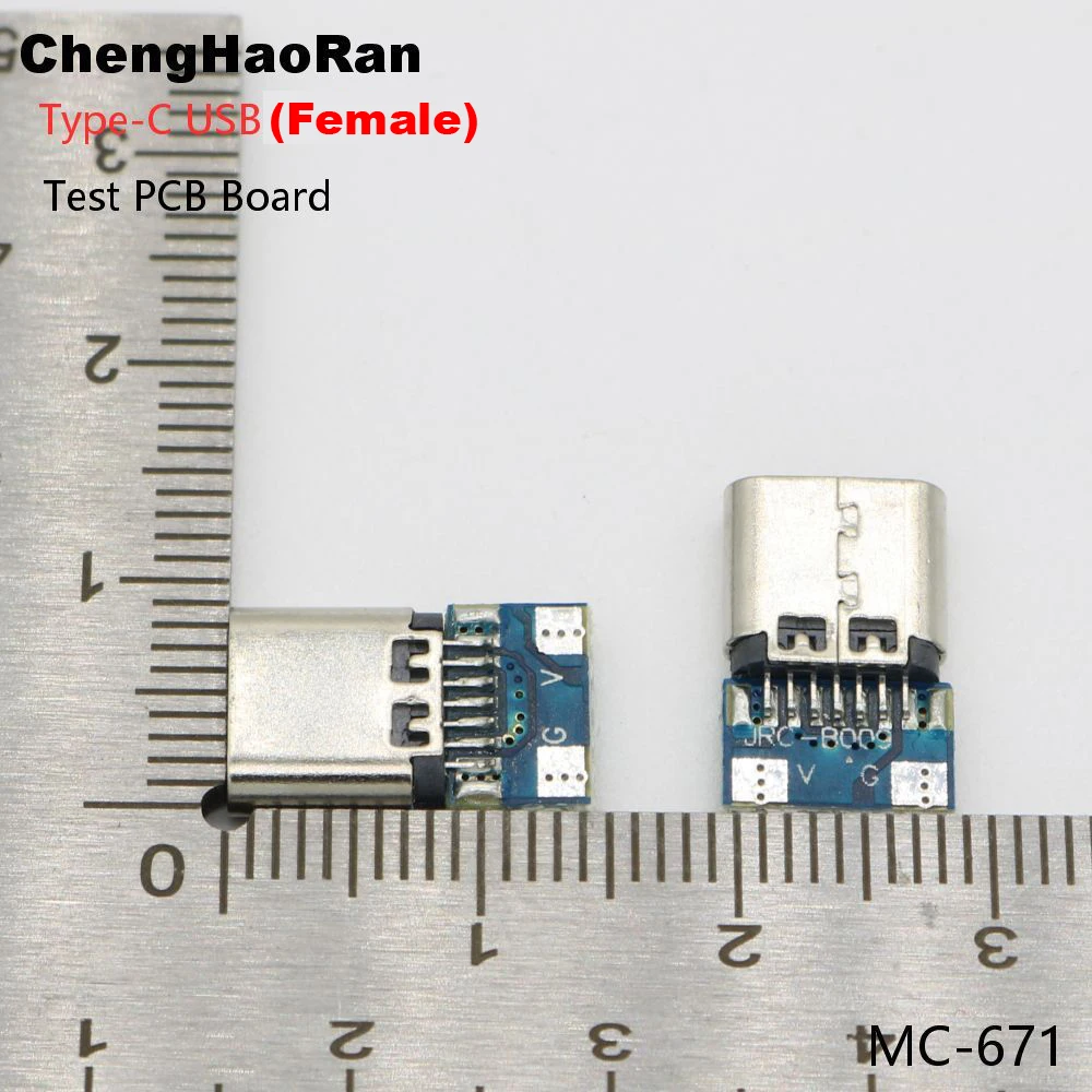 

1000pcs DIP 4P USB 3.1 Type C Female Plug Socket Connector for Test PCB Board 4pin DIY USB Jack Charging Socket Interface