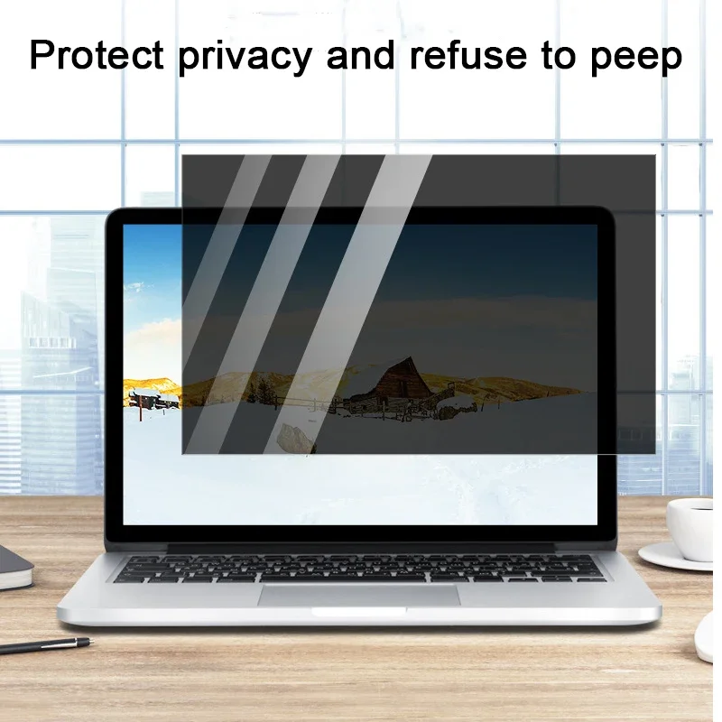 14 inch (310mm*174mm) Privacy Filter For 16:9 Laptop Notebook Anti-glare Screen Protector Anti-spy Waterproof Protective Film