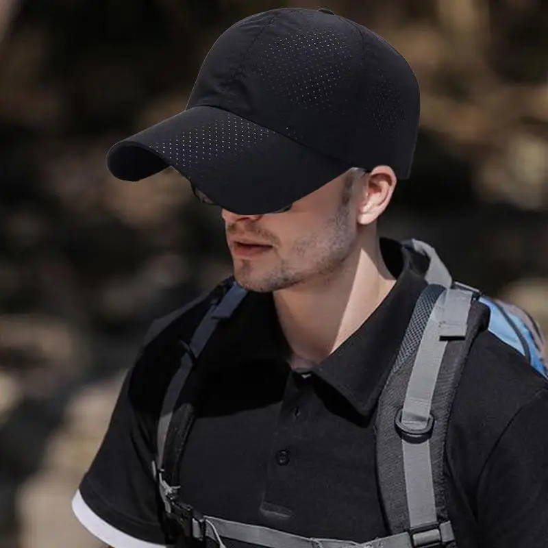 Baseball Hat Adjustable Breathable Mesh Quick-drying Sun Visor Hat Lightweight Baseball Caps Sun Protection Outdoor Sports